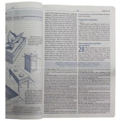 Bíblia De Estudo De Genebra Letra Grande - Bordô | 3ª Edição Revisada